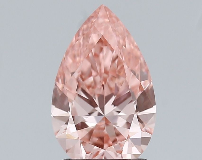 Loose Diamond - PEAR 1.51ct Fancy Vivid Pink VVS2: Loose Diamond - PEAR 1.51ct Fancy Vivid Pink VVS2 Source: This is a real non-mined Diamond that has been grown in a lab Shape: PEAR Carats: 1.51 Color: Fancy Vivid Pink Certification: IGI Video: