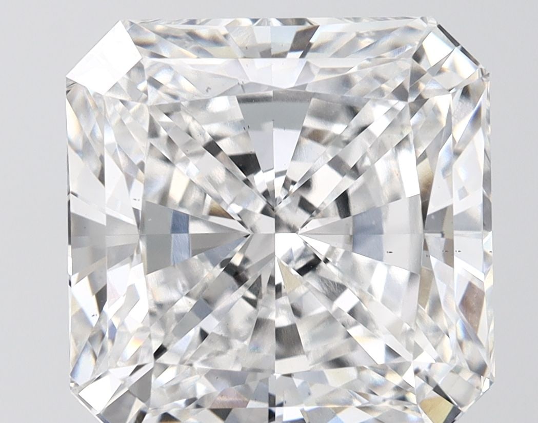 Loose Diamond - SQUARE RADIANT 10.02ct E VS2: Loose Diamond - SQUARE RADIANT 10.02ct E VS2 Source: This is a real non-mined Diamond that has been grown in a lab Shape: SQUARE RADIANT Carats: 10.02 Color: E Clarity: VS2 Certification: IGI Video: