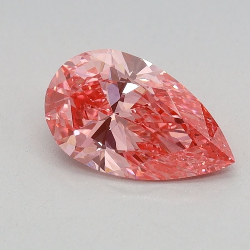 Loose Diamond - PEAR 0.66ct Fancy Vivid Pink VS1: Loose Diamond - PEAR 0.66ct Fancy Vivid Pink VS1 Source: This is a real non-mined Diamond that has been grown in a lab Shape: PEAR Carats: 0.66 Color: Fancy Vivid Pink Certification: IGI Video: