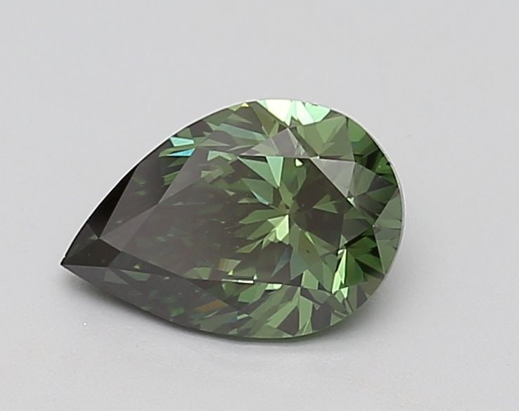 Loose Diamond - PEAR 2.0ct Fancy Deep Green VS2: Loose Diamond - PEAR 2.0ct Fancy Deep Green VS2 Source: This is a real non-mined Diamond that has been grown in a lab Shape: PEAR Carats: 2.0 Color: Fancy Deep Green Certification: IGI Video: