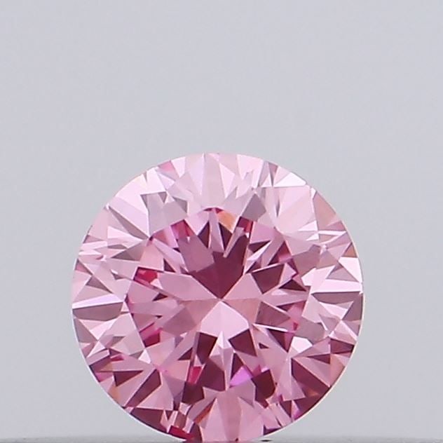 Loose Diamond - ROUND 0.11ct Fancy Vivid Pink VS2: Loose Diamond - ROUND 0.11ct Fancy Vivid Pink VS2 Source: This is a real non-mined Diamond that has been grown in a lab Shape: ROUND Carats: 0.11 Color: Fancy Vivid Pink Certification: IGI Video:
