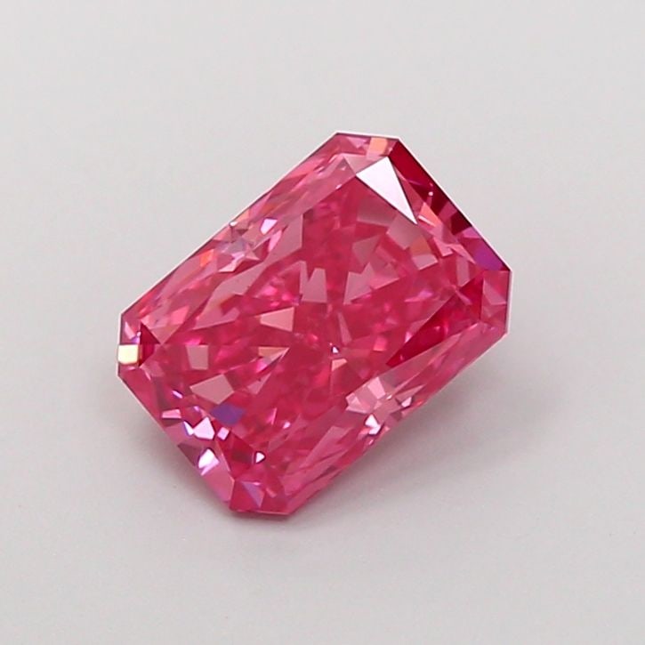 Loose Diamond - RADIANT 1.57ct Fancy Vivid Pink VS1: Loose Diamond - RADIANT 1.57ct Fancy Vivid Pink VS1 Source: This is a real non-mined Diamond that has been grown in a lab Shape: RADIANT Carats: 1.57 Color: Fancy Vivid Pink Certification: IGI Video: