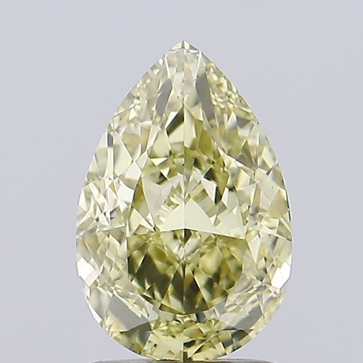Loose Diamond - PEAR 2.06ct Fancy Yellow VS1: Loose Diamond - PEAR 2.06ct Fancy Yellow VS1 Source: This is a real non-mined Diamond that has been grown in a lab Shape: PEAR Carats: 2.06 Color: Fancy Yellow Certification: IGI Video: