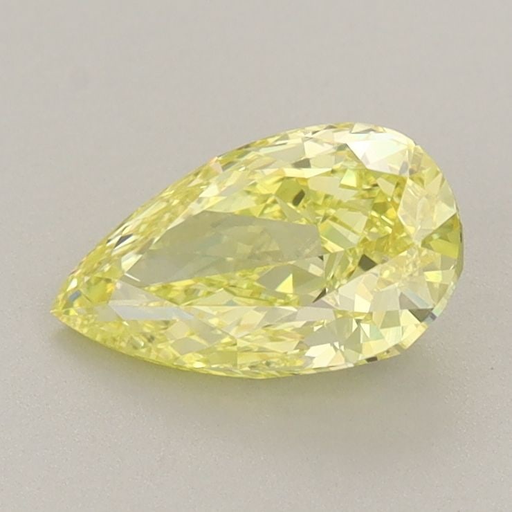 Loose Diamond - PEAR 1.07ct Fancy Vivid Yellow VVS2: Loose Diamond - PEAR 1.07ct Fancy Vivid Yellow VVS2 Source: This is a real non-mined Diamond that has been grown in a lab Shape: PEAR Carats: 1.07 Color: Fancy Vivid Yellow Certification: IGI Video: