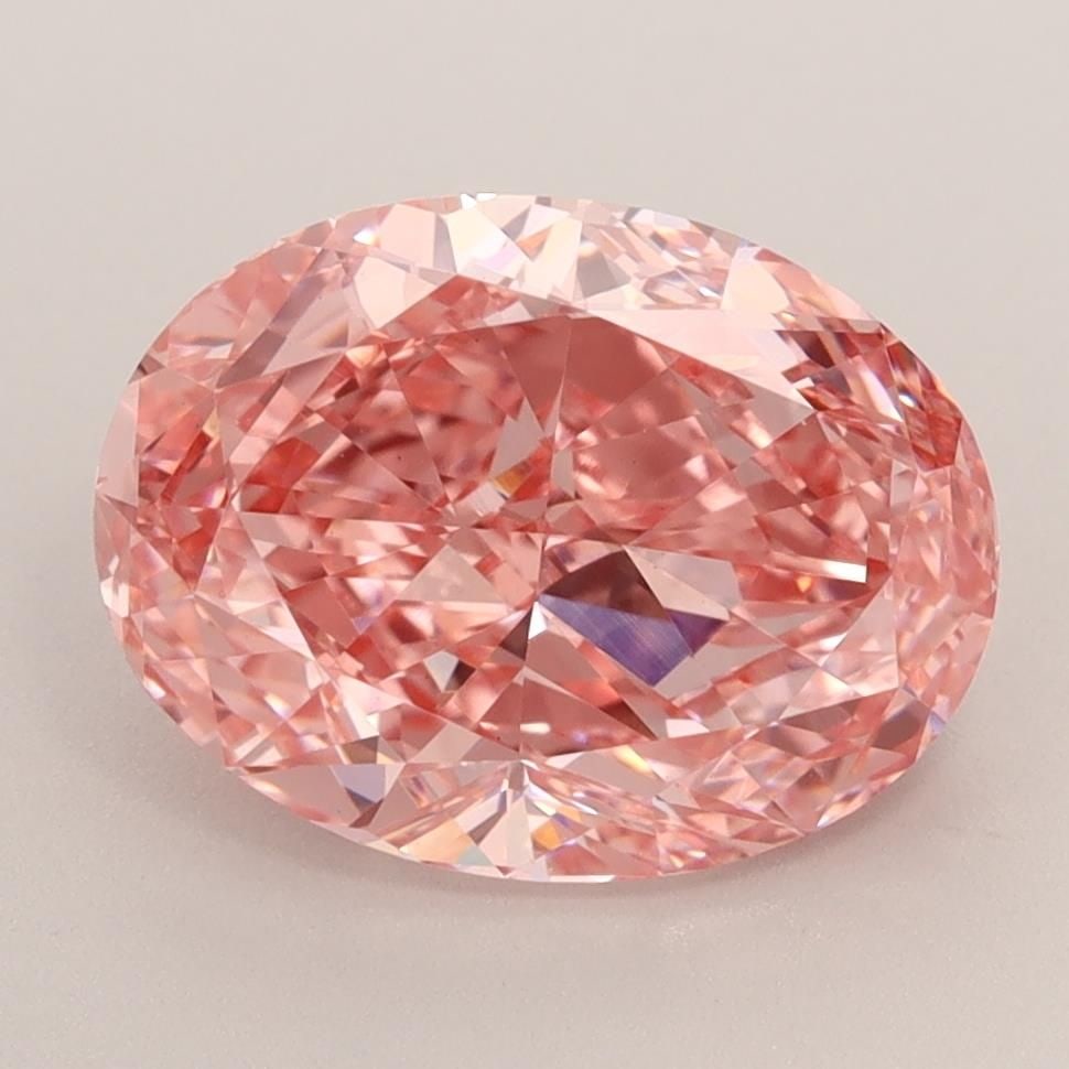 Loose Diamond - OVAL 3.0ct Fancy Vivid Pink VS1: Loose Diamond - OVAL 3.0ct Fancy Vivid Pink VS1 Source: This is a real non-mined Diamond that has been grown in a lab Shape: OVAL Carats: 3.0 Color: Fancy Vivid Pink Certification: IGI Video: