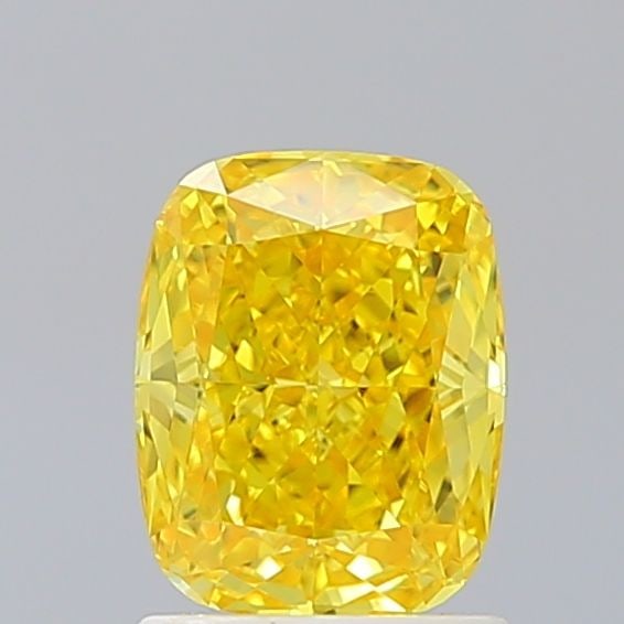 Loose Diamond - CUSHION MODIFIED 1.52ct Fancy Vivid Yellow VVS2: Loose Diamond - CUSHION MODIFIED 1.52ct Fancy Vivid Yellow VVS2 Source: This is a real non-mined Diamond that has been grown in a lab Shape: CUSHION MODIFIED Carats: 1.52 Color: Fancy Vivid Yellow Cer