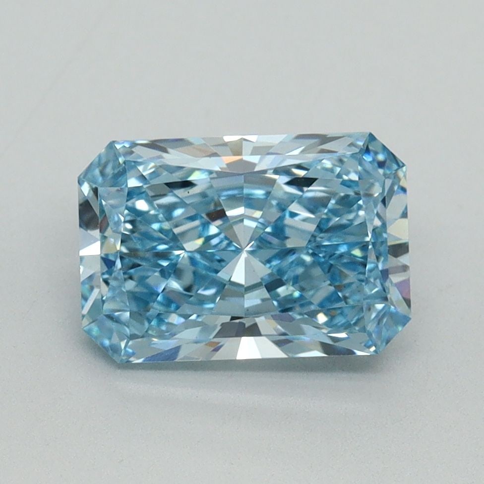 Loose Diamond - RADIANT 1.83ct Fancy Vivid Blue VS1: Loose Diamond - RADIANT 1.83ct Fancy Vivid Blue VS1 Source: This is a real non-mined Diamond that has been grown in a lab Shape: RADIANT Carats: 1.83 Color: Fancy Vivid Blue Certification: IGI Video: