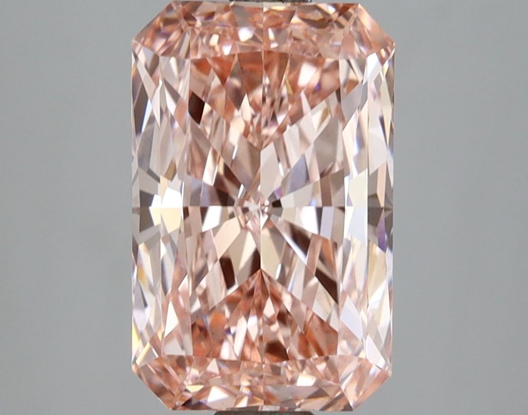 Loose Diamond - RADIANT 3.03ct Fancy Intense Pink VS1: Loose Diamond - RADIANT 3.03ct Fancy Intense Pink VS1 Source: This is a real non-mined Diamond that has been grown in a lab Shape: RADIANT Carats: 3.03 Color: Fancy Intense Pink Certification: IGI Vid