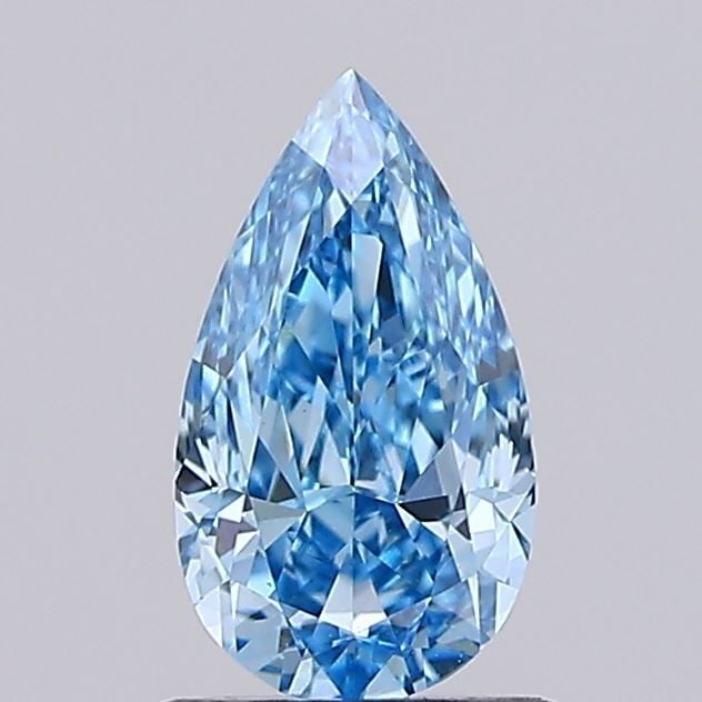Loose Diamond - PEAR 1.01ct Fancy Vivid Blue VVS2: Loose Diamond - PEAR 1.01ct Fancy Vivid Blue VVS2 Source: This is a real non-mined Diamond that has been grown in a lab Shape: PEAR Carats: 1.01 Color: Fancy Vivid Blue Certification: IGI Video: