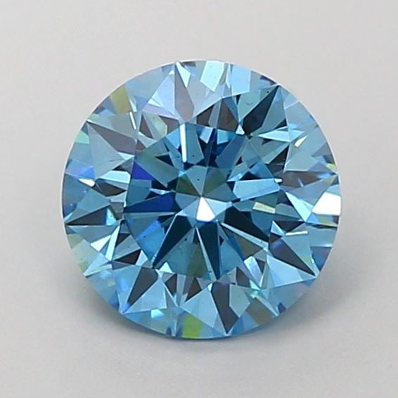 Ideal Loose Diamond - ROUND 1.53ct Fancy Vivid Blue VS2: Ideal Loose Diamond - ROUND 1.53ct Fancy Vivid Blue VS2 Source: This is a real non-mined Diamond that has been grown in a lab Shape: ROUND Carats: 1.53 Color: Fancy Vivid Blue Certification: IGI Video