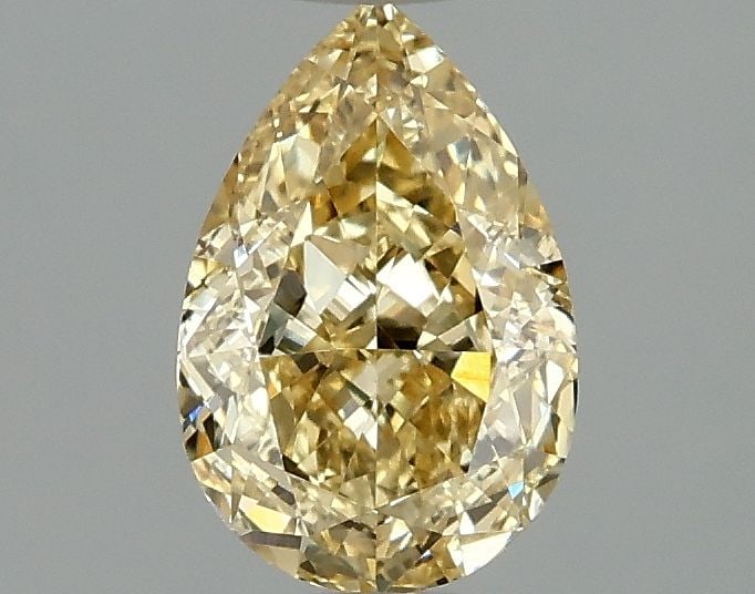 Loose Diamond - PEAR 1.1ct Fancy Intense Yellow VVS2: Loose Diamond - PEAR 1.1ct Fancy Intense Yellow VVS2 Source: This is a real non-mined Diamond that has been grown in a lab Shape: PEAR Carats: 1.1 Color: Fancy Intense Yellow Certification: IGI Video: