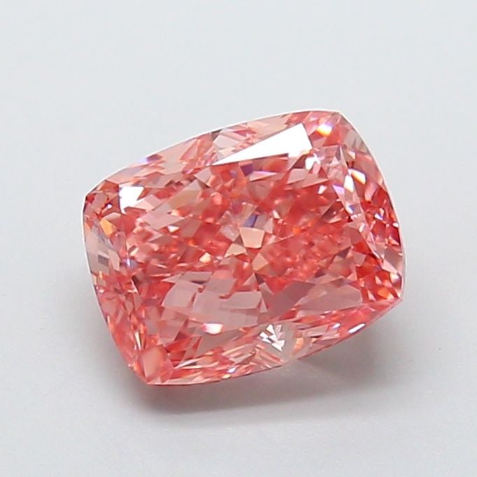 Loose Diamond - CUSHION MODIFIED 3.02ct Fancy Vivid Pink VVS1: Loose Diamond - CUSHION MODIFIED 3.02ct Fancy Vivid Pink VVS1 Source: This is a real non-mined Diamond that has been grown in a lab Shape: CUSHION MODIFIED Carats: 3.02 Color: Fancy Vivid Pink Certifi