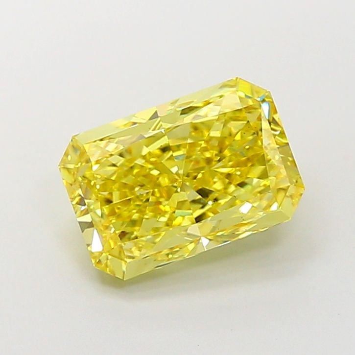 Loose Diamond - RADIANT 4.12ct Fancy Vivid Yellow VS1: Loose Diamond - RADIANT 4.12ct Fancy Vivid Yellow VS1 Source: This is a real non-mined Diamond that has been grown in a lab Shape: RADIANT Carats: 4.12 Color: Fancy Vivid Yellow Certification: IGI Vid