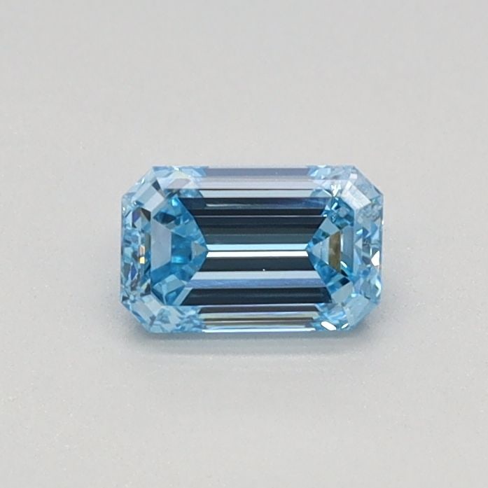 Loose Diamond - EMERALD 0.3ct Fancy Intense Blue SI1: Loose Diamond - EMERALD 0.3ct Fancy Intense Blue SI1 Source: This is a real non-mined Diamond that has been grown in a lab Shape: EMERALD Carats: 0.3 Color: Fancy Intense Blue Certification: IGI Video
