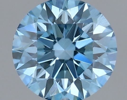 Ideal Loose Diamond - ROUND 0.33ct Fancy Vivid Blue SI1: Ideal Loose Diamond - ROUND 0.33ct Fancy Vivid Blue SI1 Source: This is a real non-mined Diamond that has been grown in a lab Shape: ROUND Carats: 0.33 Color: Fancy Vivid Blue Certification: IGI Video