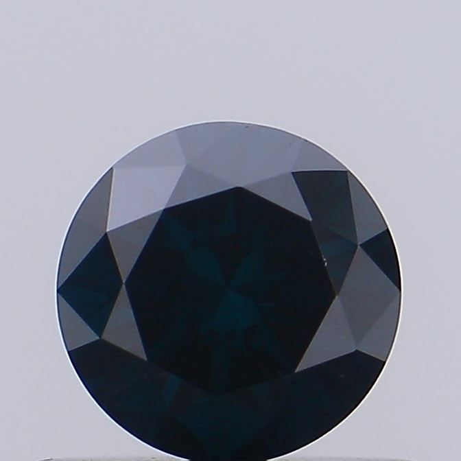 Loose Diamond - ROUND 0.42ct Fancy Vivid Blueish Black VS1: Loose Diamond - ROUND 0.42ct Fancy Vivid Blueish Black VS1 Source: This is a real non-mined Diamond that has been grown in a lab Shape: ROUND Carats: 0.42 Color: Fancy Vivid Blueish Black Certificatio