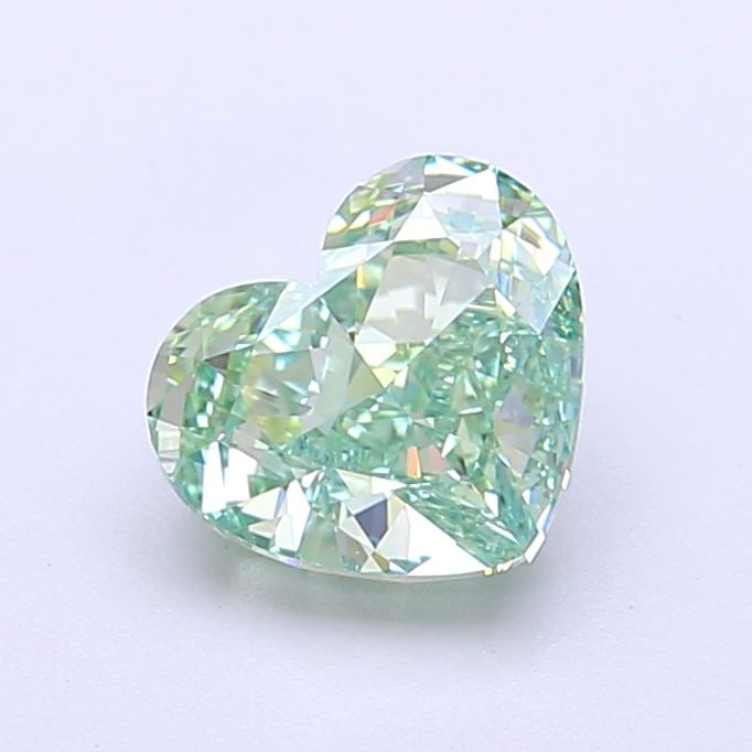 Loose Diamond - HEART 1.4ct Fancy Vivid Green VVS1: Loose Diamond - HEART 1.4ct Fancy Vivid Green VVS1 Source: This is a real non-mined Diamond that has been grown in a lab Shape: HEART Carats: 1.4 Color: Fancy Vivid Green Certification: IGI Video: