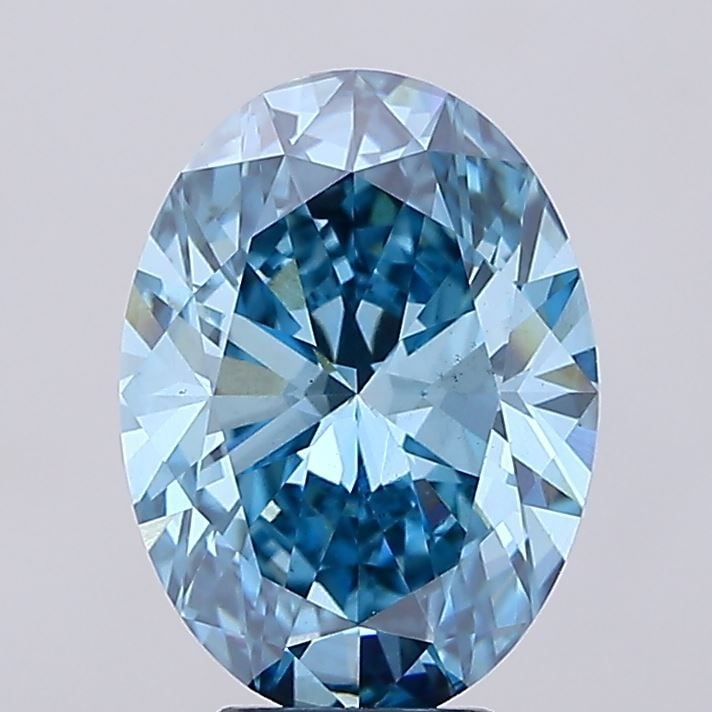 Loose Diamond - OVAL 5.01ct Fancy Vivid Blue VS1: Loose Diamond - OVAL 5.01ct Fancy Vivid Blue VS1 Source: This is a real non-mined Diamond that has been grown in a lab Shape: OVAL Carats: 5.01 Color: Fancy Vivid Blue Certification: IGI Video:
