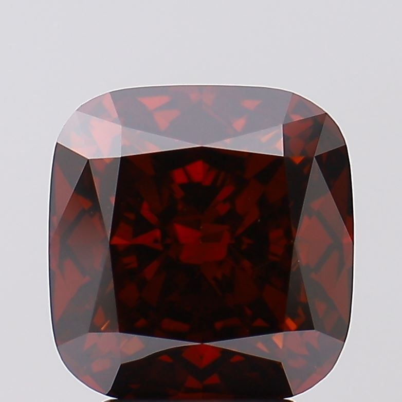 Loose Diamond - CUSHION MODIFIED 4.14ct Fancy Orange VS1: Loose Diamond - CUSHION MODIFIED 4.14ct Fancy Orange VS1 Source: This is a real non-mined Diamond that has been grown in a lab Shape: CUSHION MODIFIED Carats: 4.14 Color: Fancy Orange Certification: I