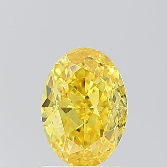 Loose Diamond - OVAL 1.0ct Fancy Vivid Yellow VS1: Loose Diamond - OVAL 1.0ct Fancy Vivid Yellow VS1 Source: This is a real non-mined Diamond that has been grown in a lab Shape: OVAL Carats: 1.0 Color: Fancy Vivid Yellow Certification: IGI Video: