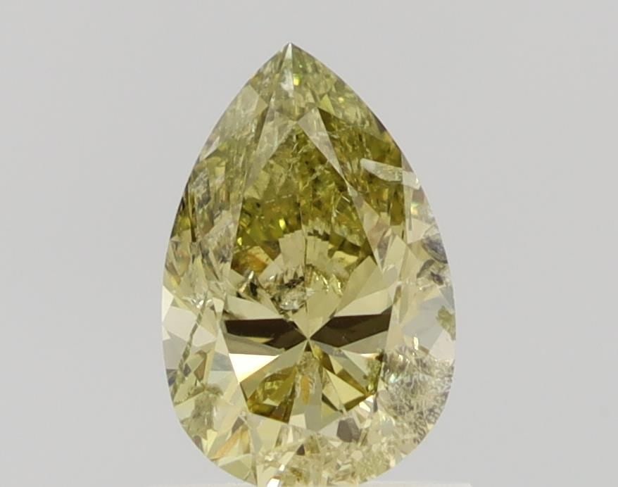 Loose Diamond - PEAR 1.03ct Fancy Green I1: Loose Diamond - PEAR 1.03ct Fancy Green I1 Source: This is a real non-mined Diamond that has been grown in a lab Shape: PEAR Carats: 1.03 Color: Fancy Green Certification: NONE Video: