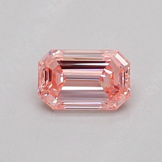 Loose Diamond - EMERALD 0.21ct Fancy Intense Pink SI1: Loose Diamond - EMERALD 0.21ct Fancy Intense Pink SI1 Source: This is a real non-mined Diamond that has been grown in a lab Shape: EMERALD Carats: 0.21 Color: Fancy Intense Pink Certification: IGI PLE