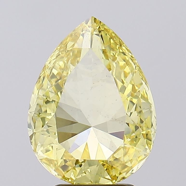 Loose Diamond - PEAR 3.4ct Fancy Intense Yellow SI1: Loose Diamond - PEAR 3.4ct Fancy Intense Yellow SI1 Source: This is a real non-mined Diamond that has been grown in a lab Shape: PEAR Carats: 3.4 Color: Fancy Intense Yellow Certification: IGI Video: