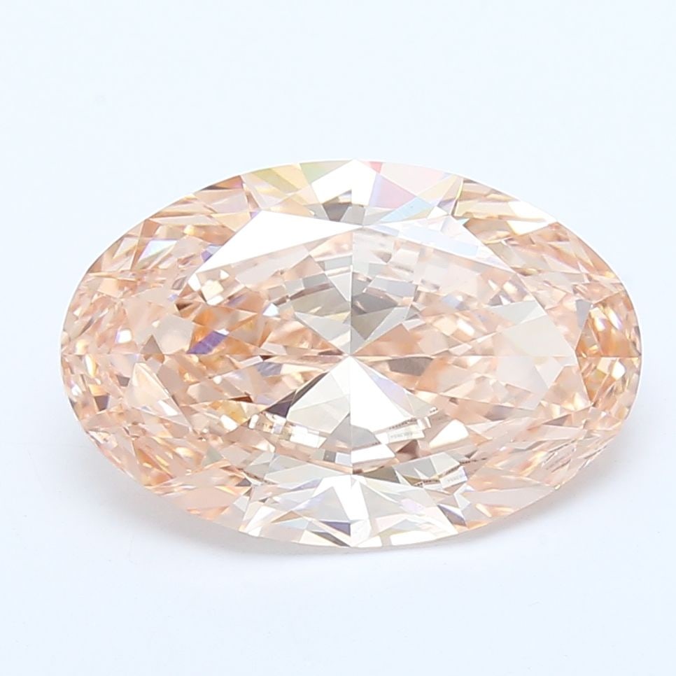 Loose Diamond - OVAL 5.71ct Fancy Intense Orangey Pink VS1: Loose Diamond - OVAL 5.71ct Fancy Intense Orangey Pink VS1 Source: This is a real non-mined Diamond that has been grown in a lab Shape: OVAL Carats: 5.71 Color: Fancy Intense Orangey Pink Certificatio