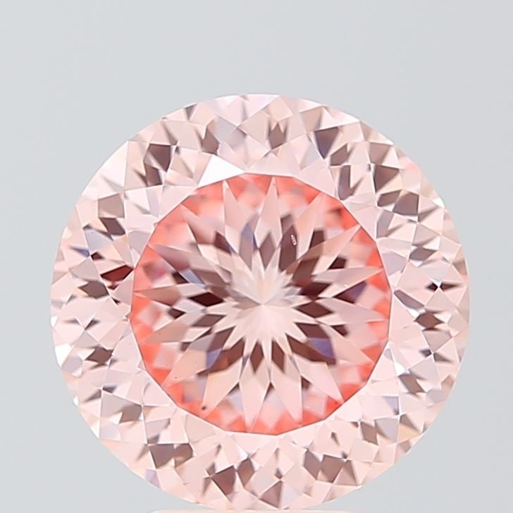 Loose Diamond - ROUND 4.64ct Fancy Intense Pink VS2: Loose Diamond - ROUND 4.64ct Fancy Intense Pink VS2 Source: This is a real non-mined Diamond that has been grown in a lab Shape: ROUND Carats: 4.64 Color: Fancy Intense Pink Certification: IGI Video: