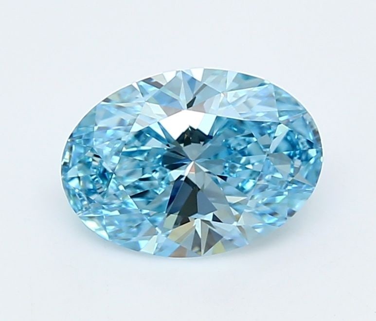 Loose Diamond - OVAL 2.01ct Fancy Vivid Blue VVS2: Loose Diamond - OVAL 2.01ct Fancy Vivid Blue VVS2 Source: This is a real non-mined Diamond that has been grown in a lab Shape: OVAL Carats: 2.01 Color: Fancy Vivid Blue Certification: IGI Video: