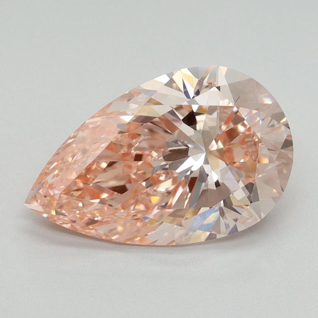 Loose Diamond - PEAR 3.17ct Fancy Intense Pink VS1: Loose Diamond - PEAR 3.17ct Fancy Intense Pink VS1 Source: This is a real non-mined Diamond that has been grown in a lab Shape: PEAR Carats: 3.17 Color: Fancy Intense Pink Certification: IGI Video: