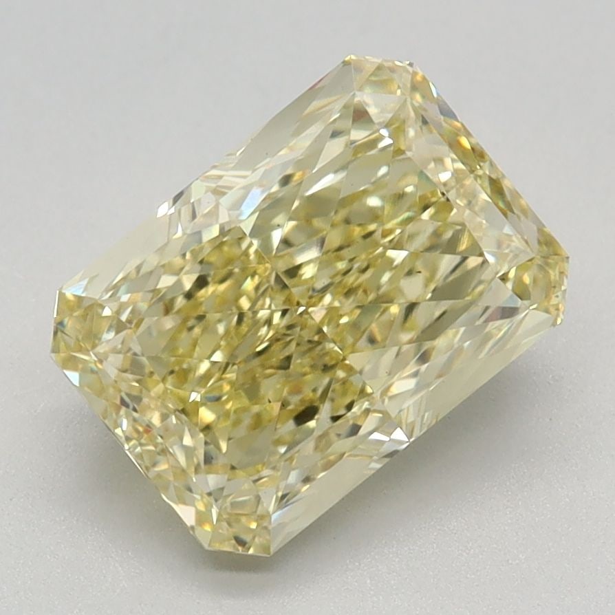Loose Diamond - RADIANT 2.3ct Fancy Intense Yellow VS1: Loose Diamond - RADIANT 2.3ct Fancy Intense Yellow VS1 Source: This is a real non-mined Diamond that has been grown in a lab Shape: RADIANT Carats: 2.3 Color: Fancy Intense Yellow Certification: IGI V