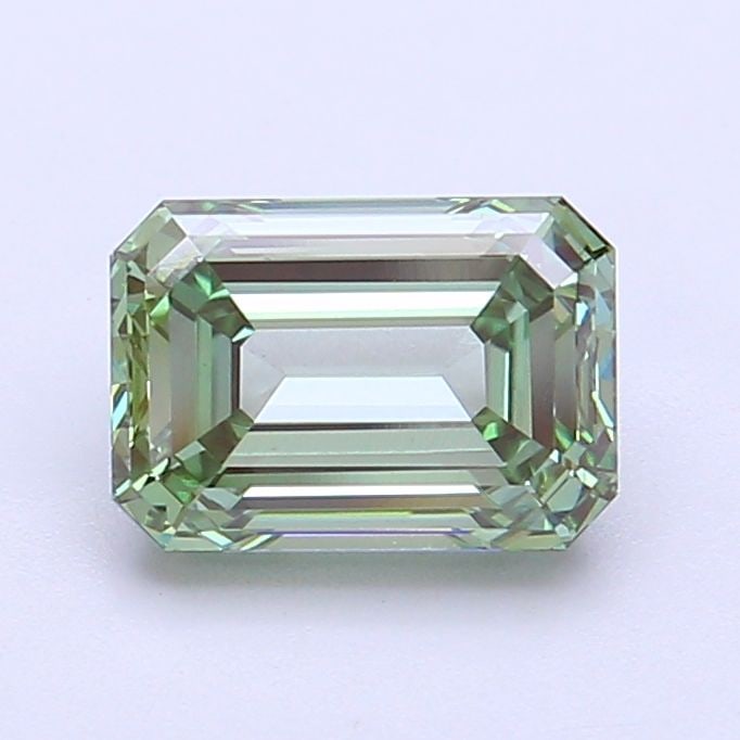 Loose Diamond - EMERALD 1.73ct Fancy Vivid Green VS1: Loose Diamond - EMERALD 1.73ct Fancy Vivid Green VS1 Source: This is a real non-mined Diamond that has been grown in a lab Shape: EMERALD Carats: 1.73 Color: Fancy Vivid Green Certification: IGI Video