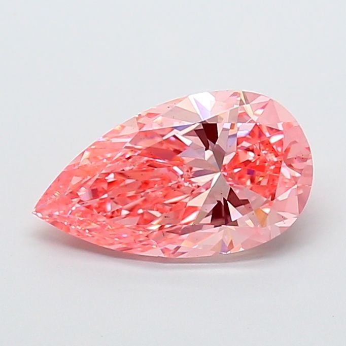 Loose Diamond - PEAR 4.02ct Fancy Vivid Pink VS2: Loose Diamond - PEAR 4.02ct Fancy Vivid Pink VS2 Source: This is a real non-mined Diamond that has been grown in a lab Shape: PEAR Carats: 4.02 Color: Fancy Vivid Pink Certification: IGI Video: