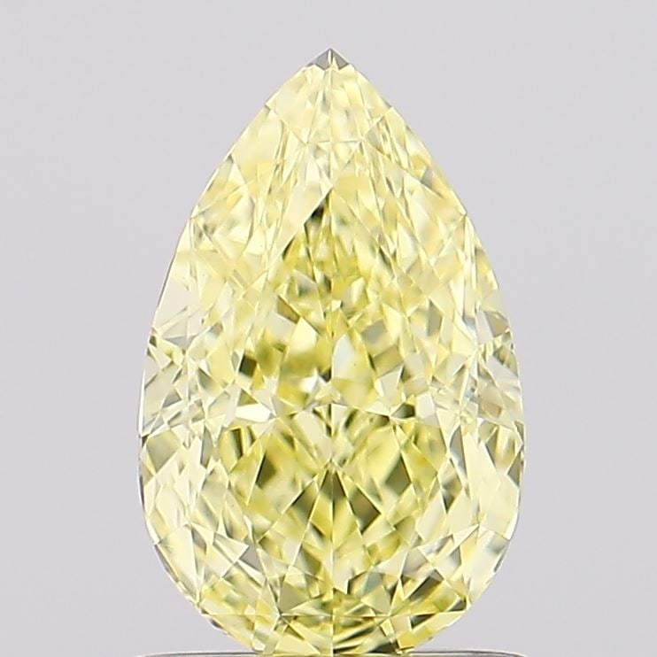 Loose Diamond - PEAR 1.12ct Fancy Intense Yellow VVS2: Loose Diamond - PEAR 1.12ct Fancy Intense Yellow VVS2 Source: This is a real non-mined Diamond that has been grown in a lab Shape: PEAR Carats: 1.12 Color: Fancy Intense Yellow Certification: IGI Vide