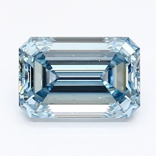 Loose Diamond - EMERALD 1.13ct Fancy Intense Blue VS1: Loose Diamond - EMERALD 1.13ct Fancy Intense Blue VS1 Source: This is a real non-mined Diamond that has been grown in a lab Shape: EMERALD Carats: 1.13 Color: Fancy Intense Blue Certification: IGI Vid