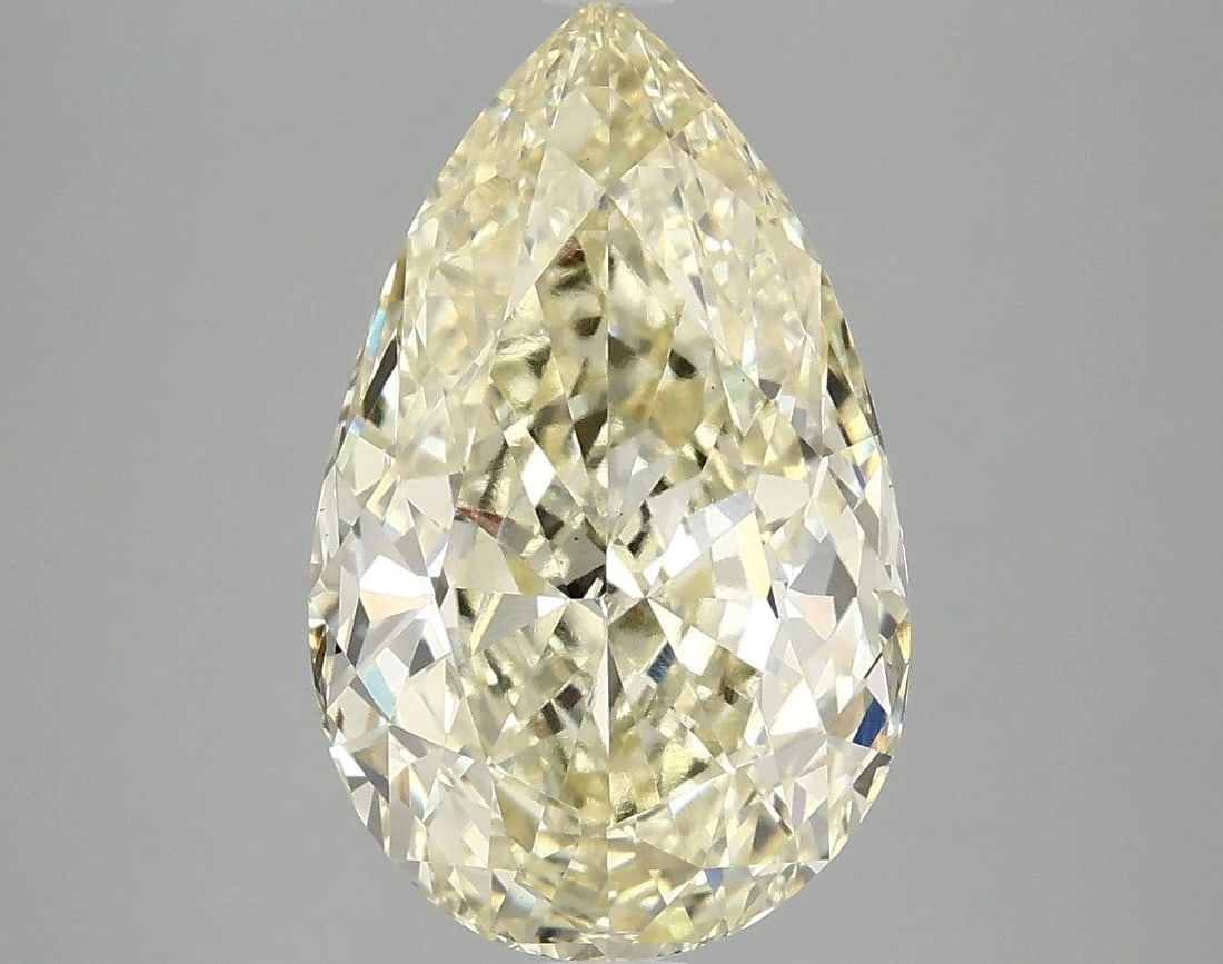 Loose Diamond - PEAR 4.09ct Fancy Intense Yellow VS1 (1 of 1)
