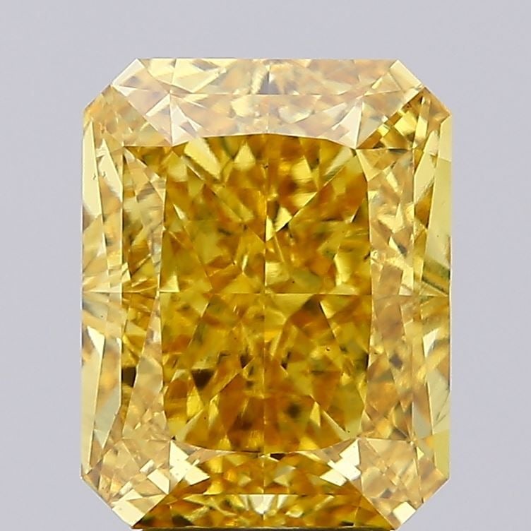 Loose Diamond - RADIANT 5.22ct Fancy Vivid Yellow VS2: Loose Diamond - RADIANT 5.22ct Fancy Vivid Yellow VS2 Source: This is a real non-mined Diamond that has been grown in a lab Shape: RADIANT Carats: 5.22 Color: Fancy Vivid Yellow Certification: IGI Vid