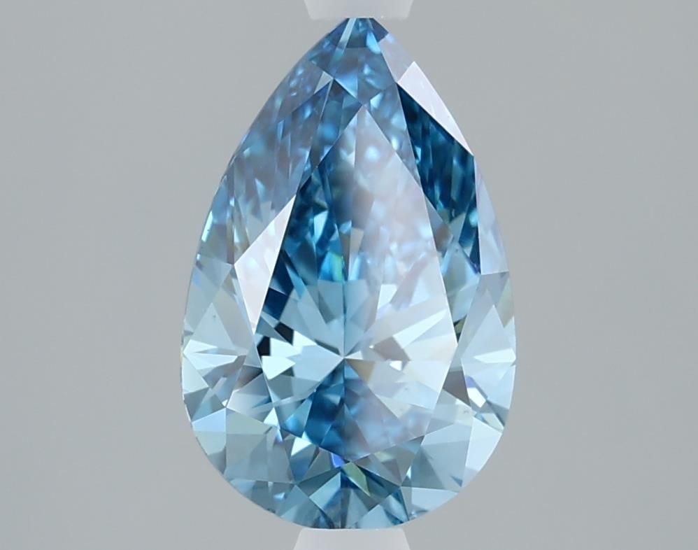 Loose Diamond - PEAR 1.42ct Fancy Vivid Blue VS1: Loose Diamond - PEAR 1.42ct Fancy Vivid Blue VS1 Source: This is a real non-mined Diamond that has been grown in a lab Shape: PEAR Carats: 1.42 Color: Fancy Vivid Blue Certification: IGI Video: