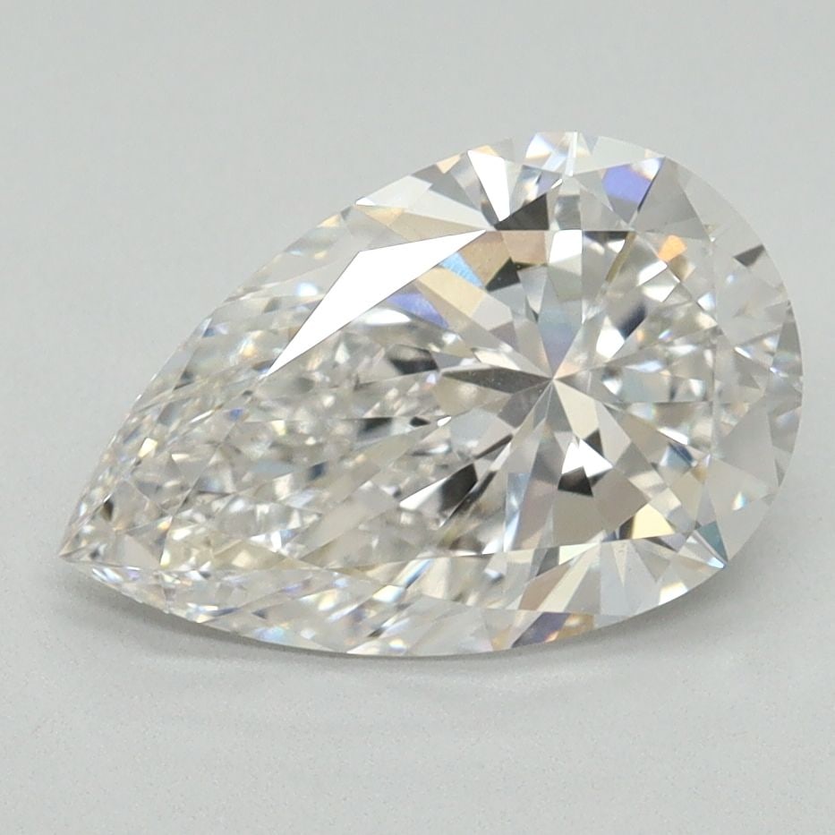 Loose Diamond - PEAR 2.15ct F VS1: Loose Diamond - PEAR 2.15ct F VS1 Source: This is a real non-mined Diamond that has been grown in a lab Shape: PEAR Carats: 2.15 Color: F Clarity: VS1 Certification: NONE Video: