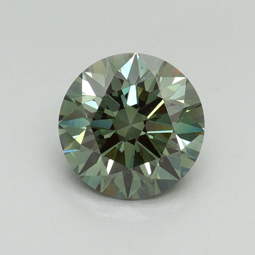 Loose Diamond - ROUND 1.7ct Fancy Vivid Green VS2 (1 of 1)