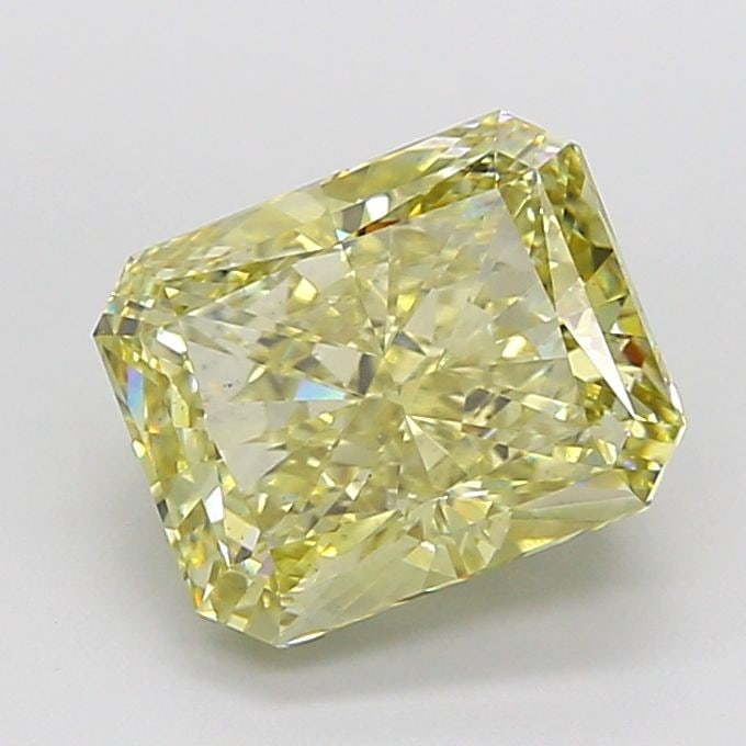 Loose Diamond - RADIANT 4.66ct Fancy Yellow VS2: Loose Diamond - RADIANT 4.66ct Fancy Yellow VS2 Source: This is a real non-mined Diamond that has been grown in a lab Shape: RADIANT Carats: 4.66 Color: Fancy Yellow Certification: IGI Video: