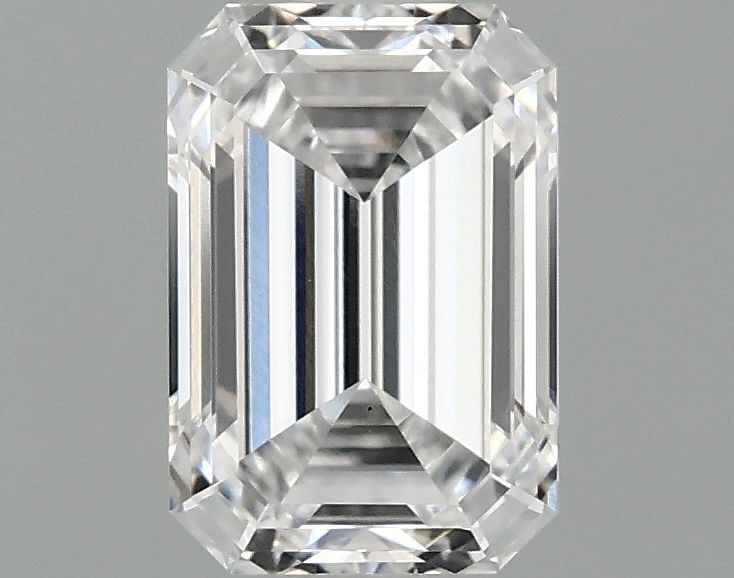 Loose Diamond - EMERALD 0.97ct D VS1: Loose Diamond - EMERALD 0.97ct D VS1 Source: This is a real non-mined Diamond that has been grown in a lab Shape: EMERALD Carats: 0.97 Color: D Clarity: VS1 Certification: IGI Video:
