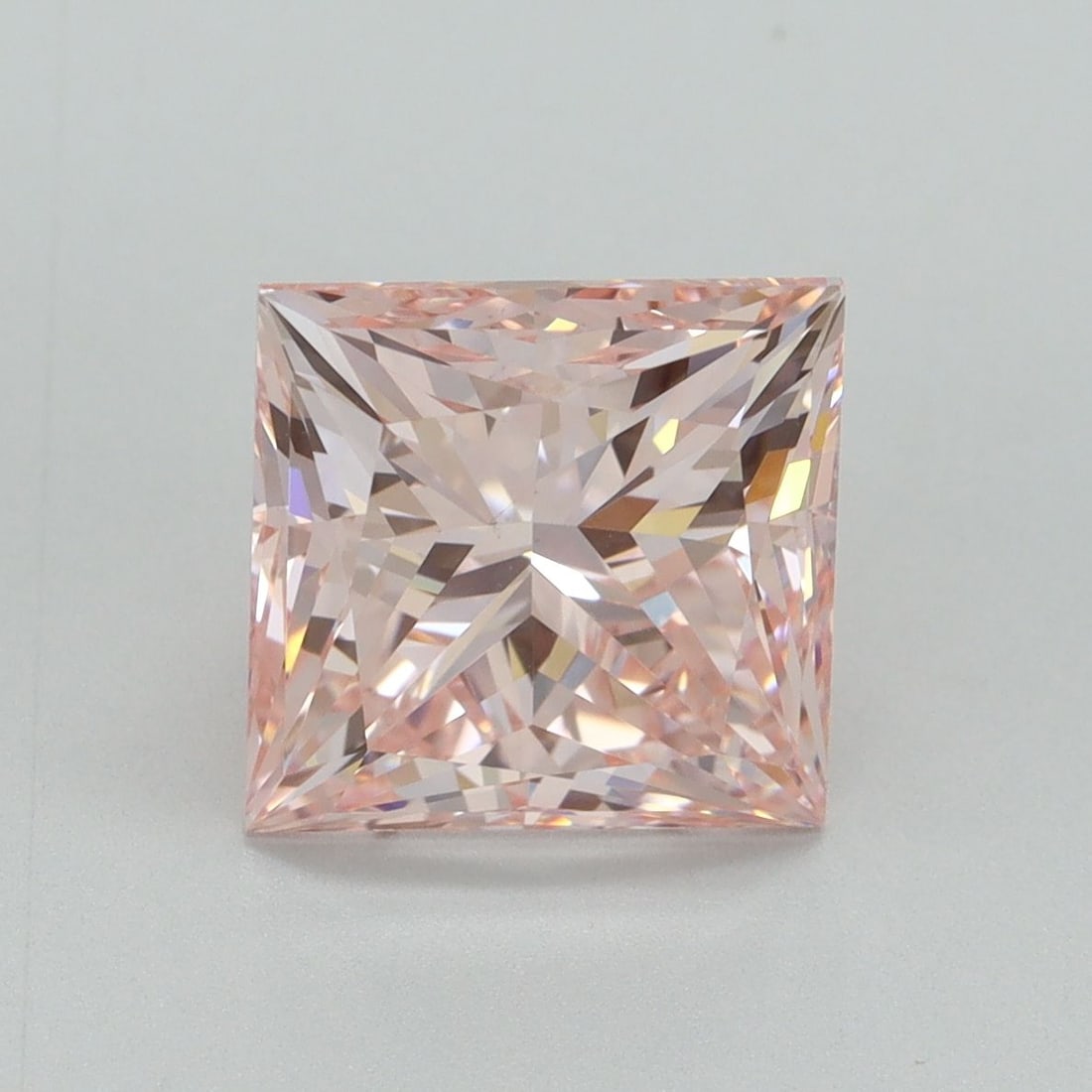 Loose Diamond - PRINCESS 4.01ct Fancy Intense Pink VS1: Loose Diamond - PRINCESS 4.01ct Fancy Intense Pink VS1 Source: This is a real non-mined Diamond that has been grown in a lab Shape: PRINCESS Carats: 4.01 Color: Fancy Intense Pink Certification: IGI V