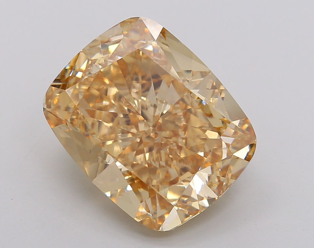 Loose Diamond - CUSHION BRILLIANT 9.55ct Fancy Intense Yellow VS1: Loose Diamond - CUSHION BRILLIANT 9.55ct Fancy Intense Yellow VS1 Source: This is a real non-mined Diamond that has been grown in a lab Shape: CUSHION BRILLIANT Carats: 9.55 Color: Fancy Intense Yello