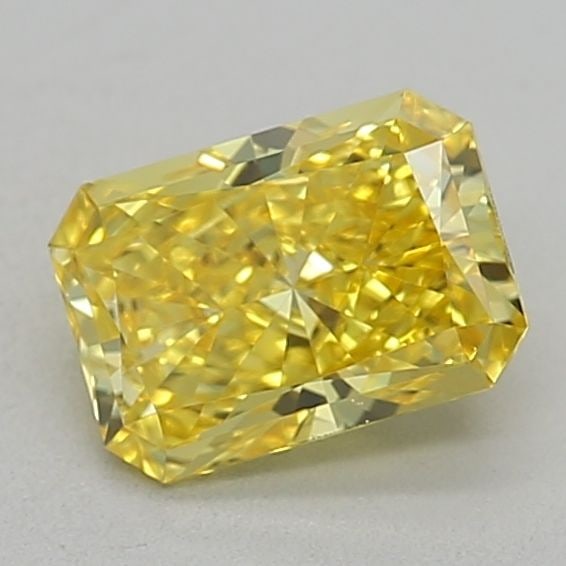 Loose Diamond - RADIANT 0.63ct Fancy Vivid Yellow VVS1: Loose Diamond - RADIANT 0.63ct Fancy Vivid Yellow VVS1 Source: This is a real non-mined Diamond that has been grown in a lab Shape: RADIANT Carats: 0.63 Color: Fancy Vivid Yellow Certification: IGI Vi