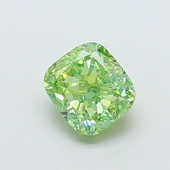 Loose Diamond - CUSHION MODIFIED 1.09ct Fancy Vivid Green VVS2: Loose Diamond - CUSHION MODIFIED 1.09ct Fancy Vivid Green VVS2 Source: This is a real non-mined Diamond that has been grown in a lab Shape: CUSHION MODIFIED Carats: 1.09 Color: Fancy Vivid Green Certi