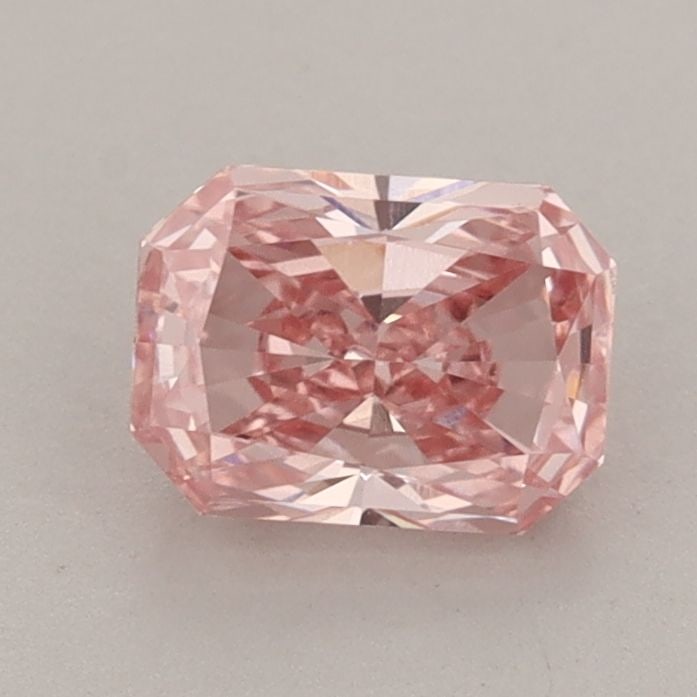 Loose Diamond - RADIANT 0.99ct Fancy Vivid Pink VS1: Loose Diamond - RADIANT 0.99ct Fancy Vivid Pink VS1 Source: This is a real non-mined Diamond that has been grown in a lab Shape: RADIANT Carats: 0.99 Color: Fancy Vivid Pink Certification: IGI Video: