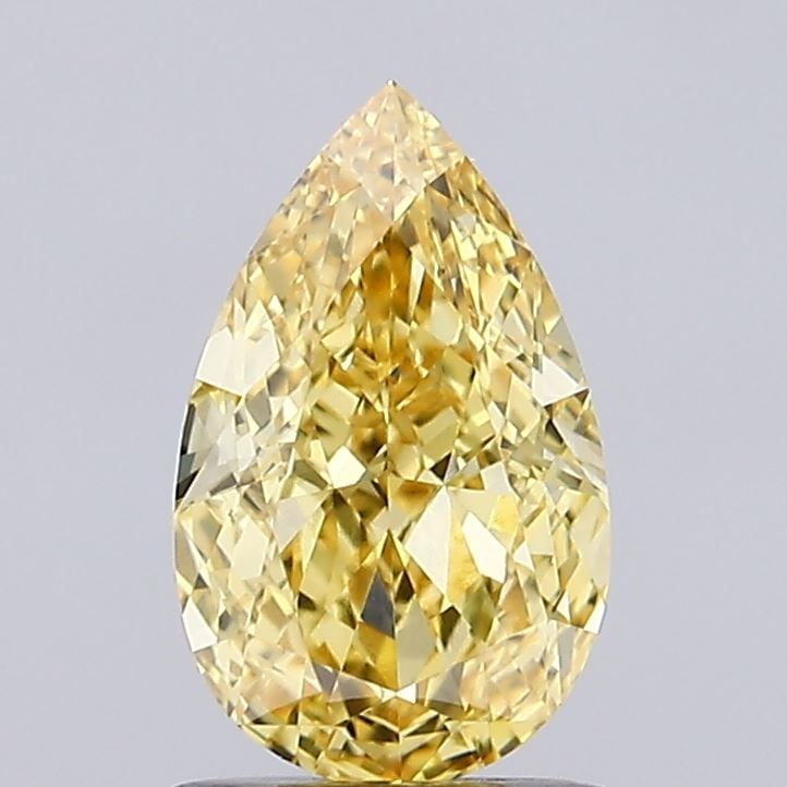 Loose Diamond - PEAR 1.6ct Fancy Intense Yellow VVS2: Loose Diamond - PEAR 1.6ct Fancy Intense Yellow VVS2 Source: This is a real non-mined Diamond that has been grown in a lab Shape: PEAR Carats: 1.6 Color: Fancy Intense Yellow Certification: IGI Video: