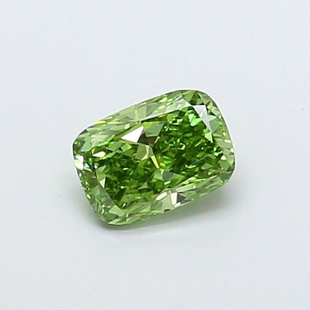 Loose Diamond - CUSHION MODIFIED 1.0ct Fancy Vivid Green VS1: Loose Diamond - CUSHION MODIFIED 1.0ct Fancy Vivid Green VS1 Source: This is a real non-mined Diamond that has been grown in a lab Shape: CUSHION MODIFIED Carats: 1.0 Color: Fancy Vivid Green Certific